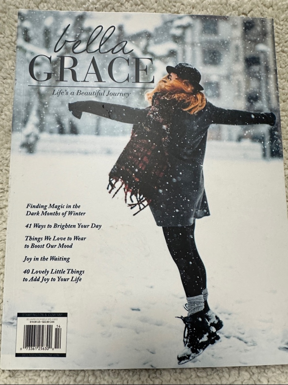 BELLA GRACE Magazine by Stampington Winter 2022 Issue 30. EXCELLENT CONDITION!